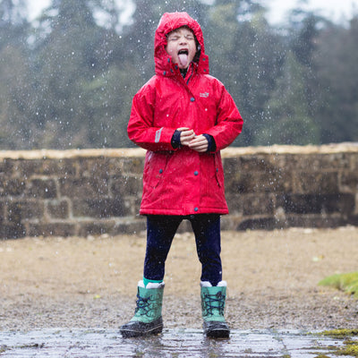 Puddleflex Waterproof Fleece Lined Jacket Red